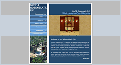 Desktop Screenshot of korfrosenblatt.com